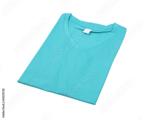 folded t-shirt isolated