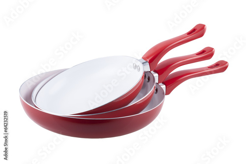 Frying Pan Set - Stock Image
