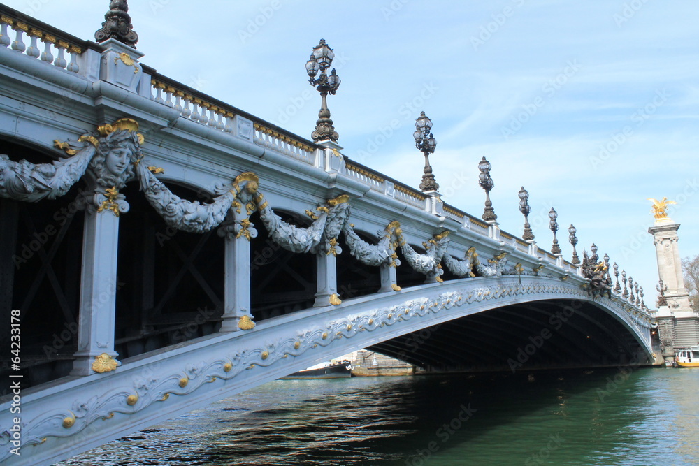 Naklejka premium Pont Alexandre 3, Paris