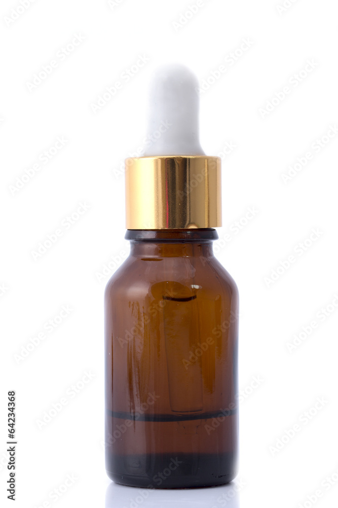 Dropper Bottle Isolated with clipping path on a white Dropper Bottle Isolated with clipping path on a white