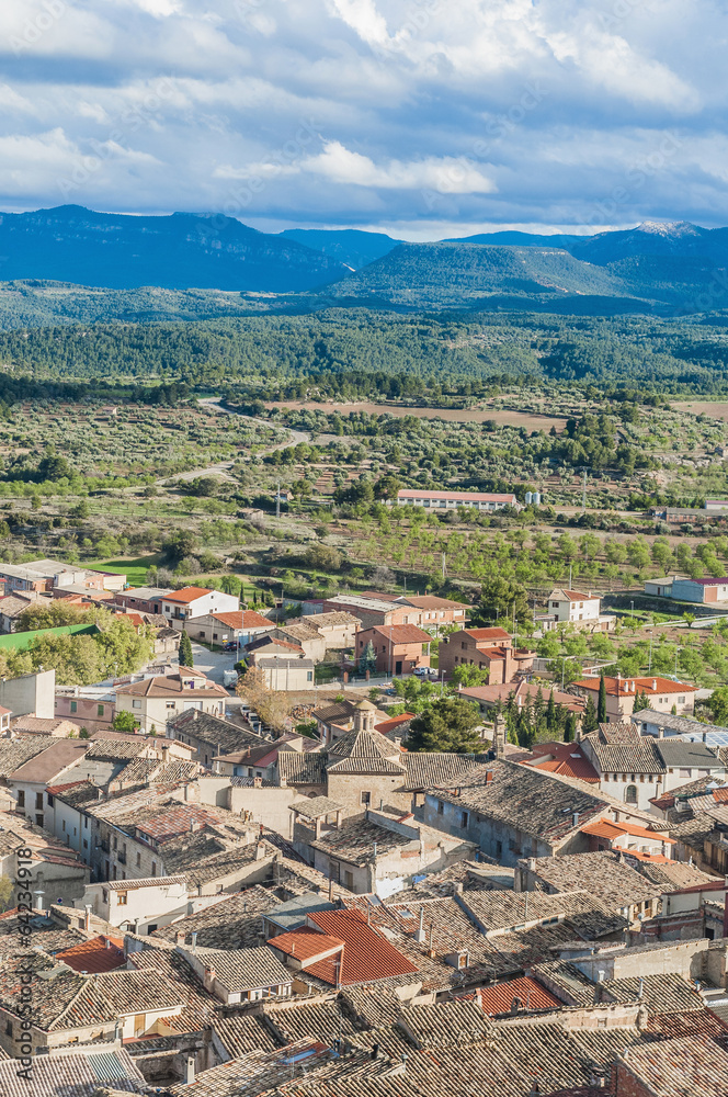 La Fresneda village at Teruel, Spain