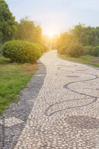 park gravel trail