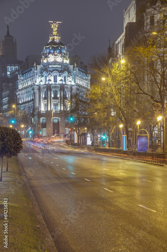 Metropolis building at Madrid, Spain