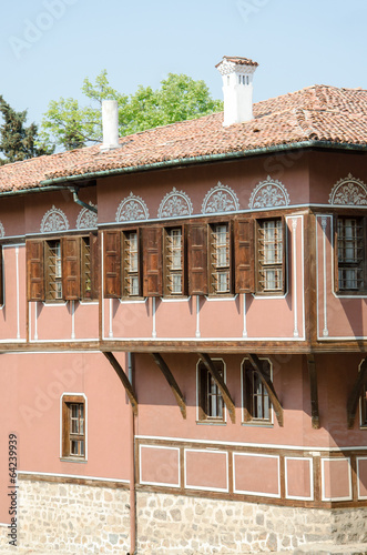 Typical architecture in the old town, Plovdiv, Bulgaria