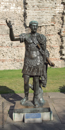 Emperor Trajan Statue photo