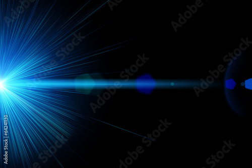 Blue laser light photo