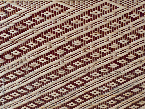 Old woven wood pattern