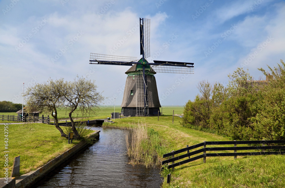Old wind mill in Holland Old wind mill in Holland