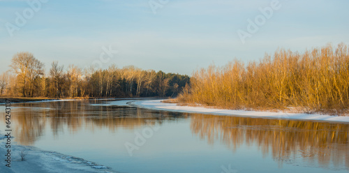 Winter and River