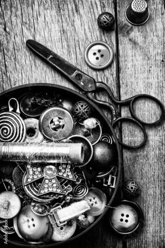 old sewing tools