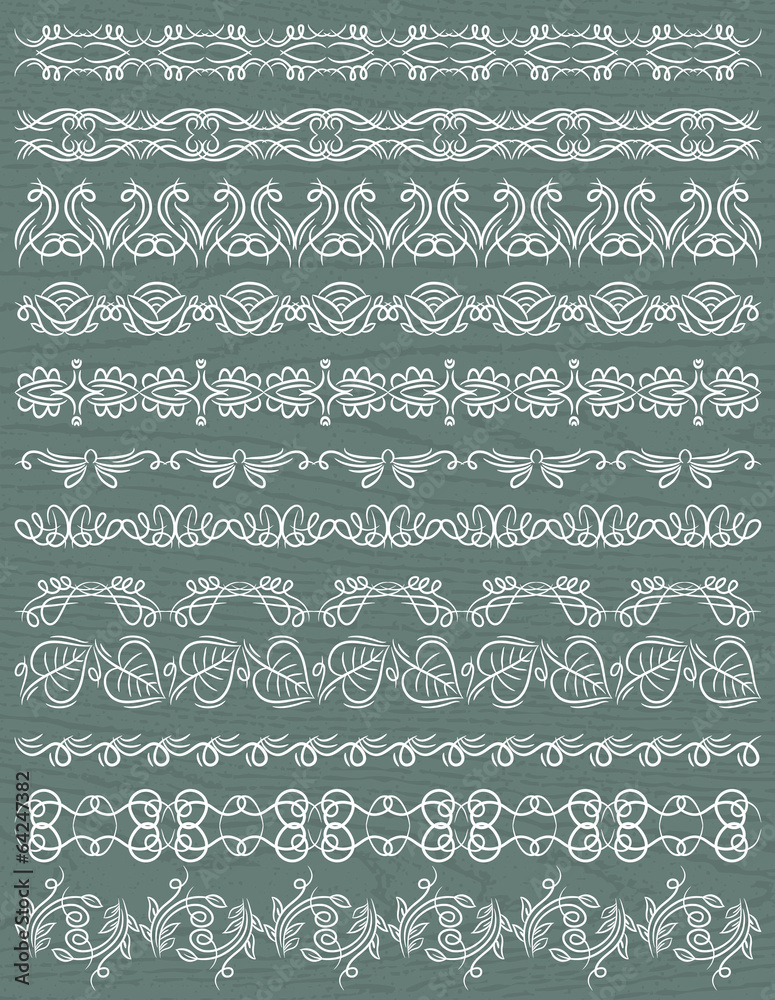 Set of Lace Paper with flower, vector Set of Lace Paper with flower, vector