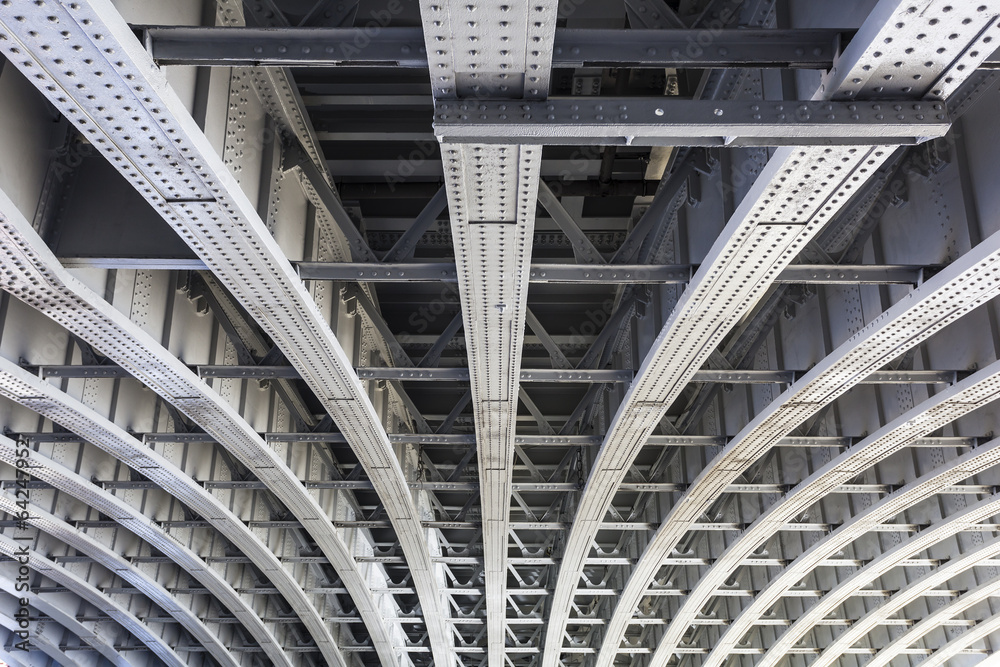 Obraz premium Below Blackfriars Railway Bridge, London