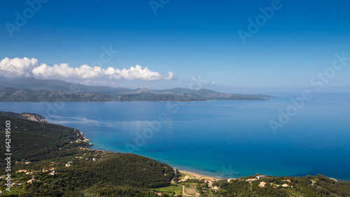 Coast of Cap Corse and Desert des Agriates in Corsica