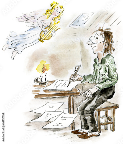Poet and muse