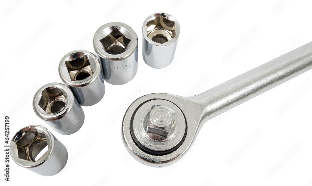 Set of chromeplated wrenches Set of chromeplated wrenches