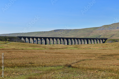 The Ribbledale Viaduct in the Yorkshire Dales