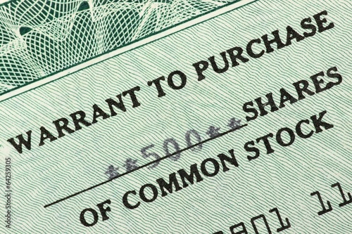 Optionsschein photo