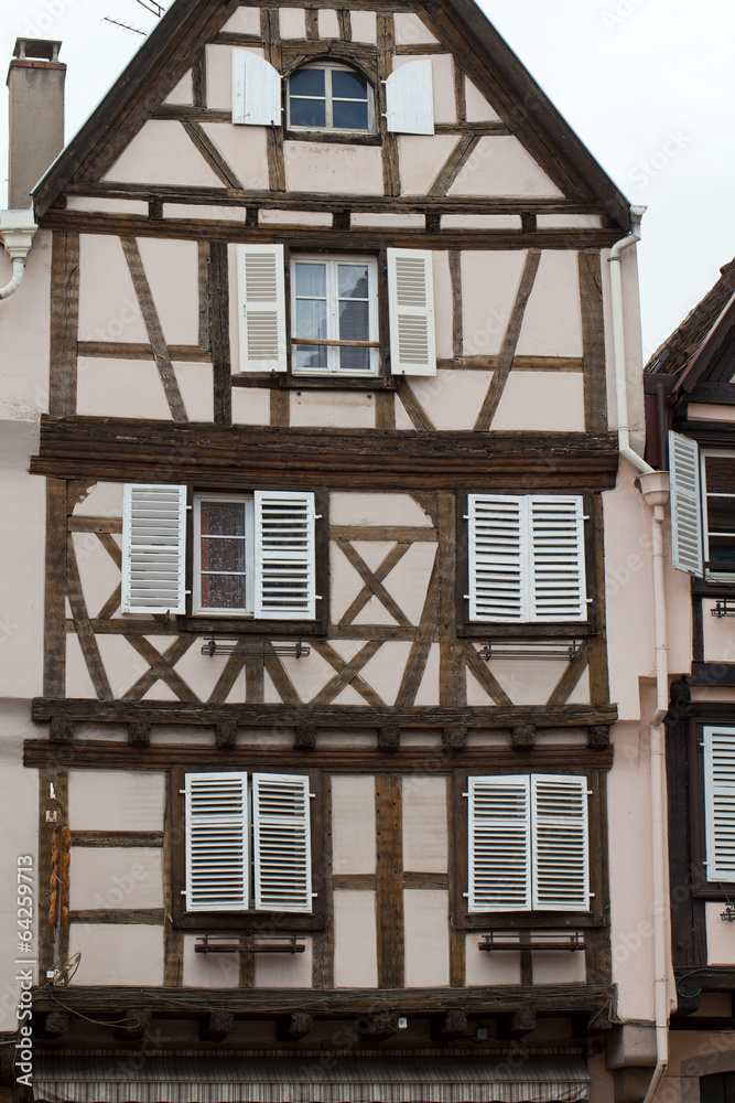 Half timbered houses of Colmar, Alsace, France