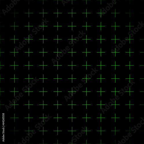 Green grid, crosses background (repeatable)