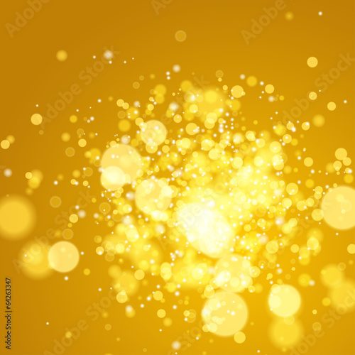 Abstract autumn defocused gold background,