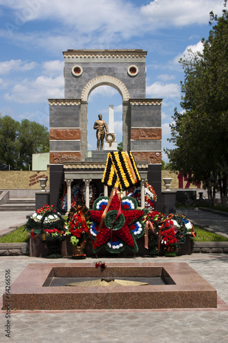 Plakat w ramie Памятник воинам, погибшим в Великой Отечественной Войне