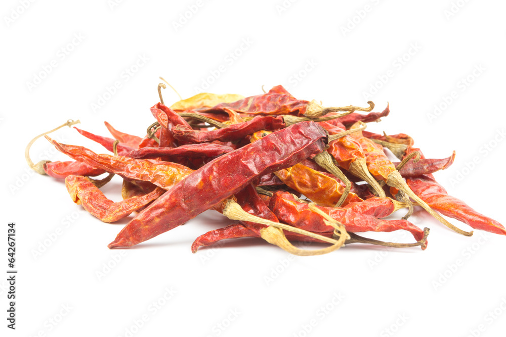 Dried red hot peppers Dried red hot peppers