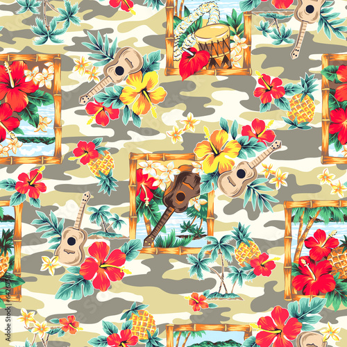 ハイビスカスのパターン