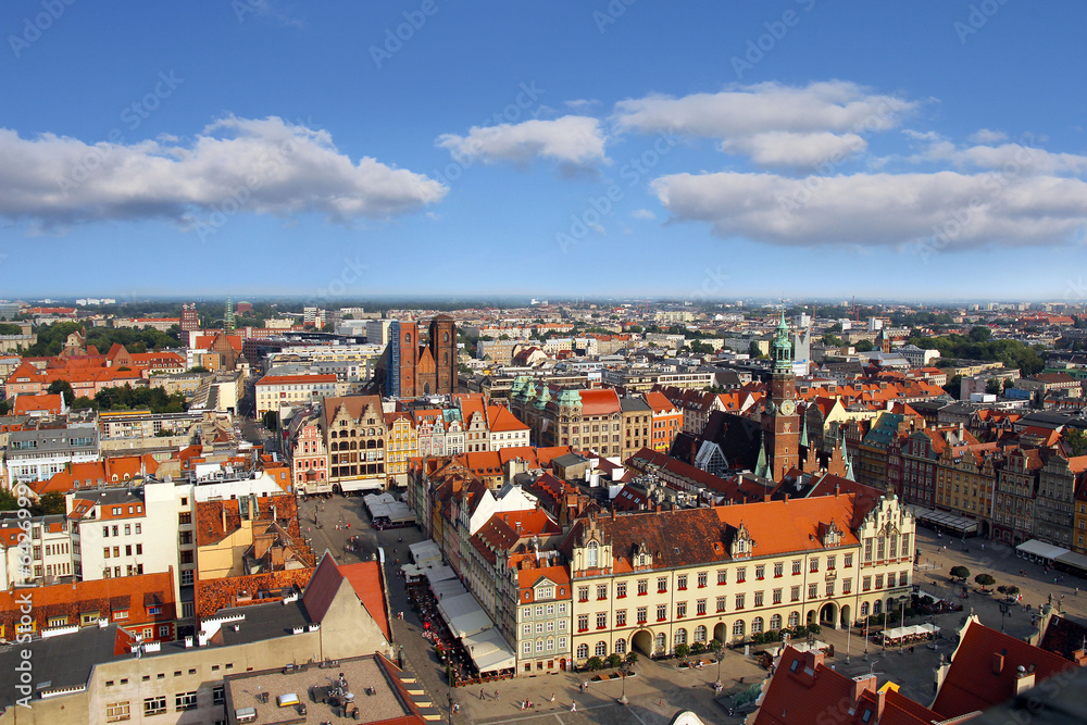 Market Square in Wroclaw, Poland