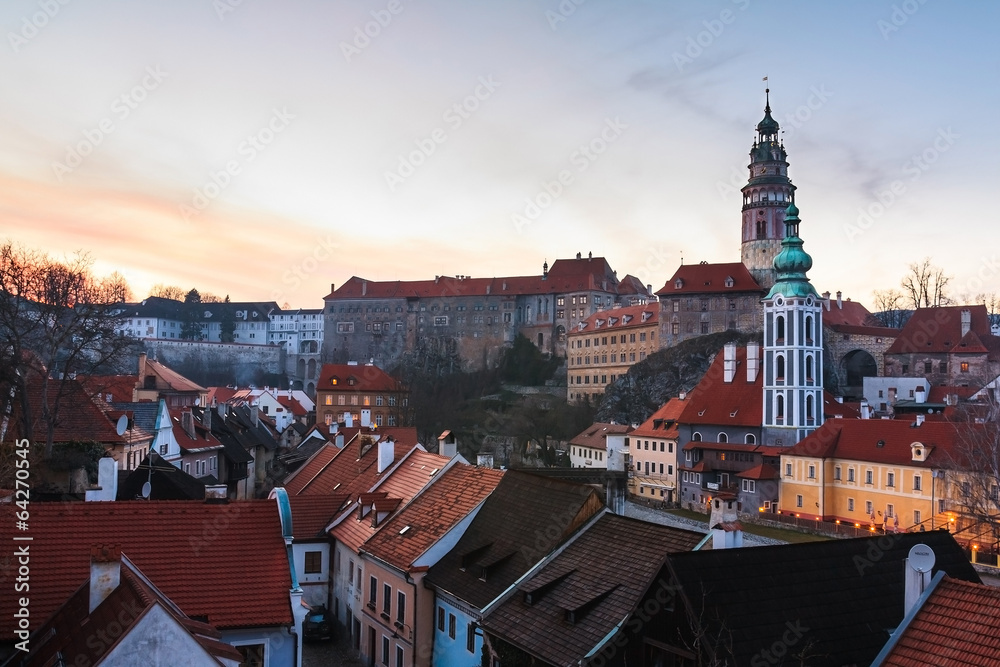 Naklejka premium Cesky Krumlov