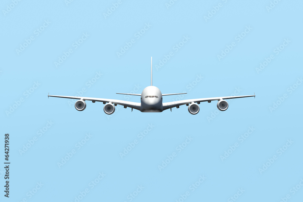 Passenger Air Plane Flying Passenger Air Plane Flying