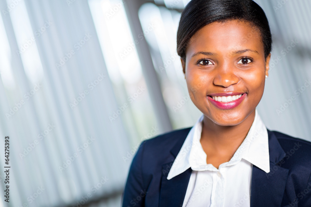 successful young african businesswoman