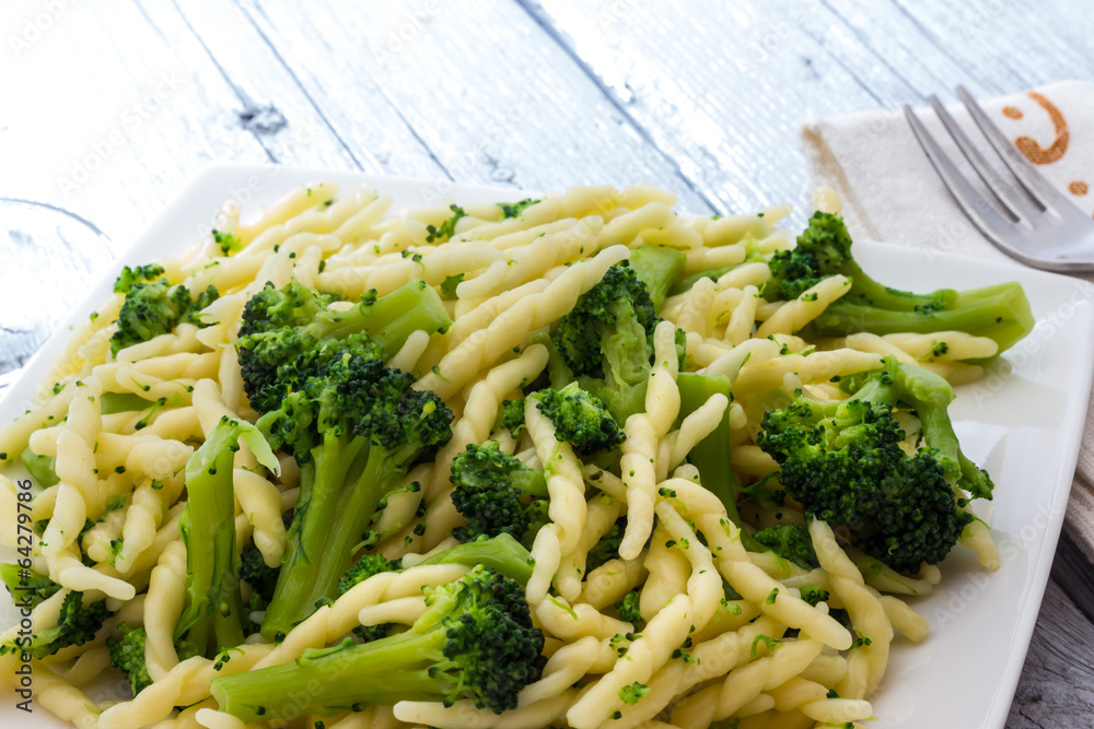 Trofie with broccoli Trofie with broccoli
