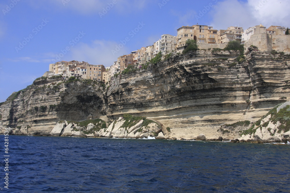 le littoral à Bonifacio le littoral à Bonifacio
