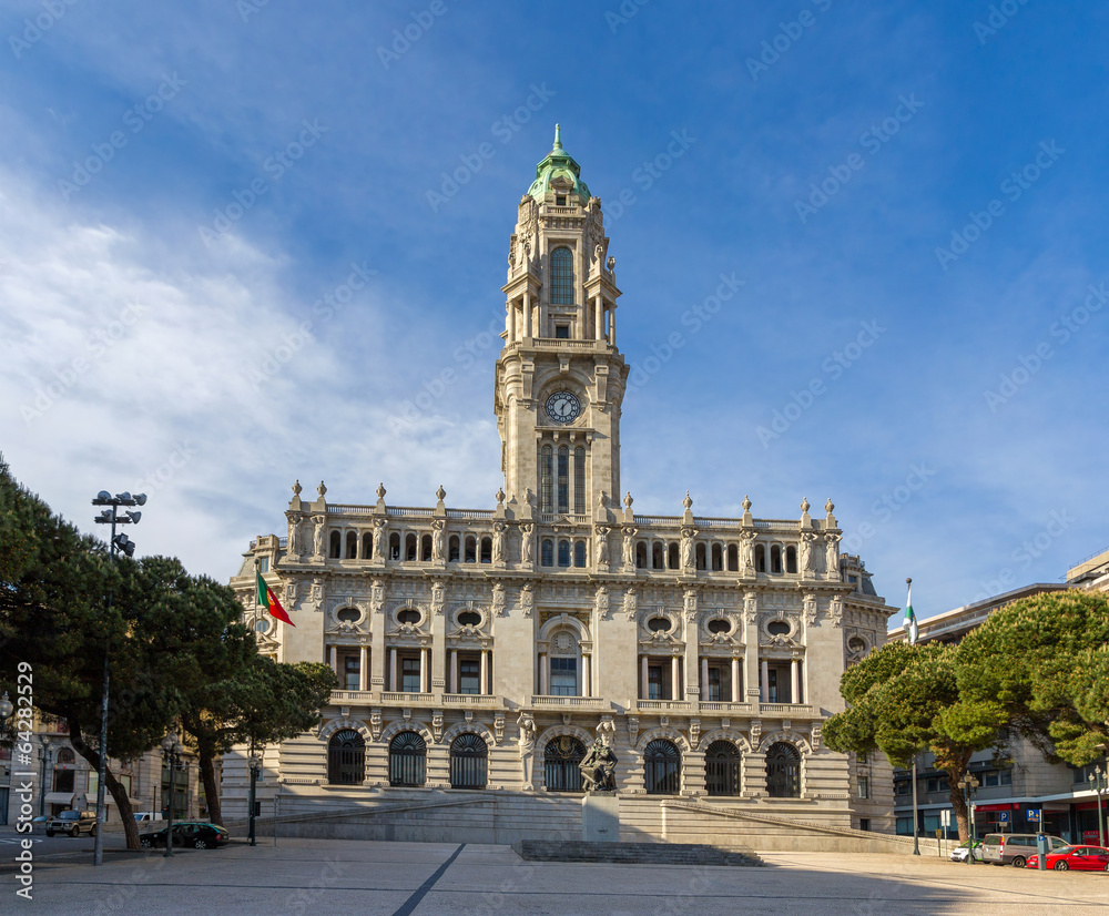 Town hall of Porto, Portugal