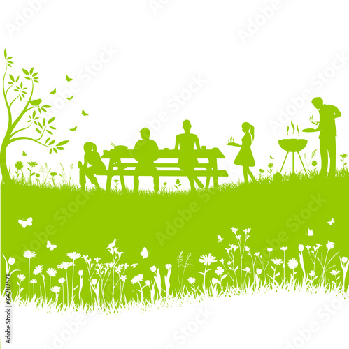 bbq session vector silhouette