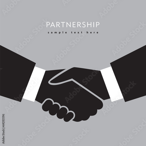 hand shake vector