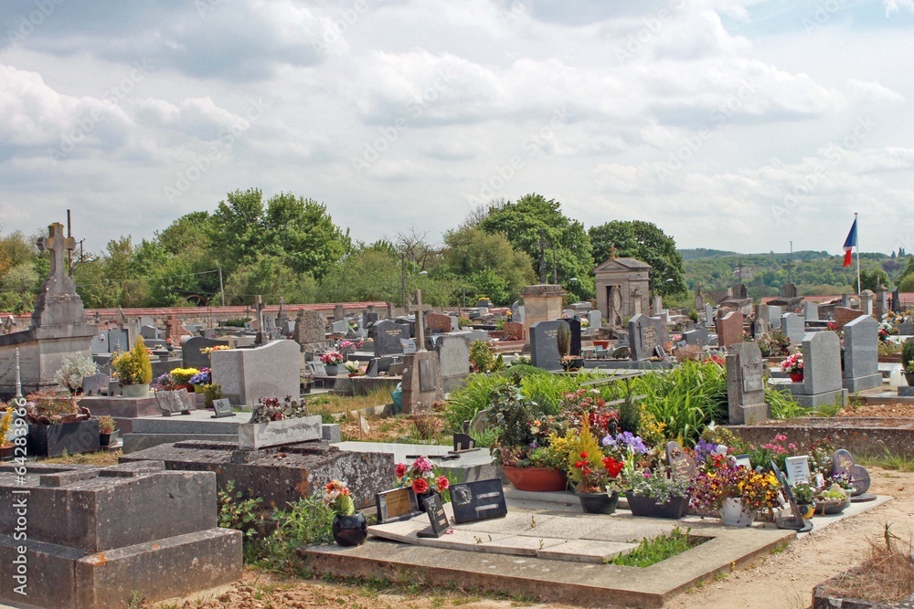 Obraz premium Cimetière d'Auvers sur Oise