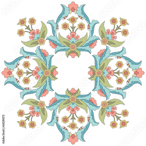 Ottoman art flowers fifteen