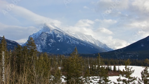 Wind Blowing on Top of Mount Rundle