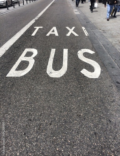 Only Taxi and Bus © jvinasd