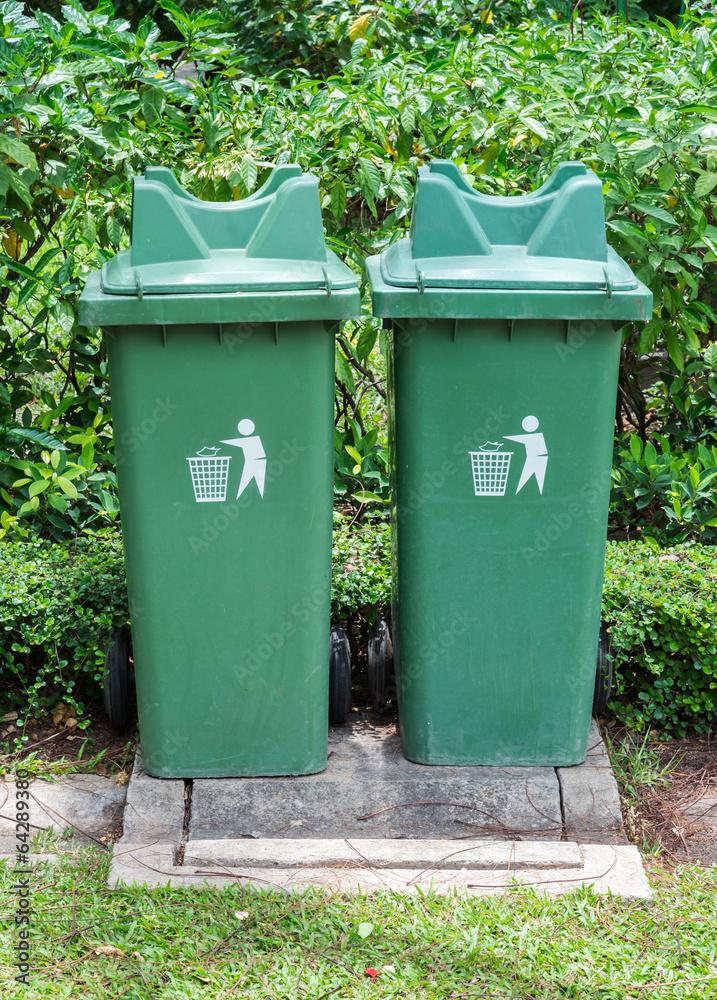 Twin green bin Twin green bin
