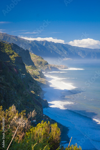 Wallpaper Mural northern coast near Boaventura, Madeira island, Portugal Torontodigital.ca