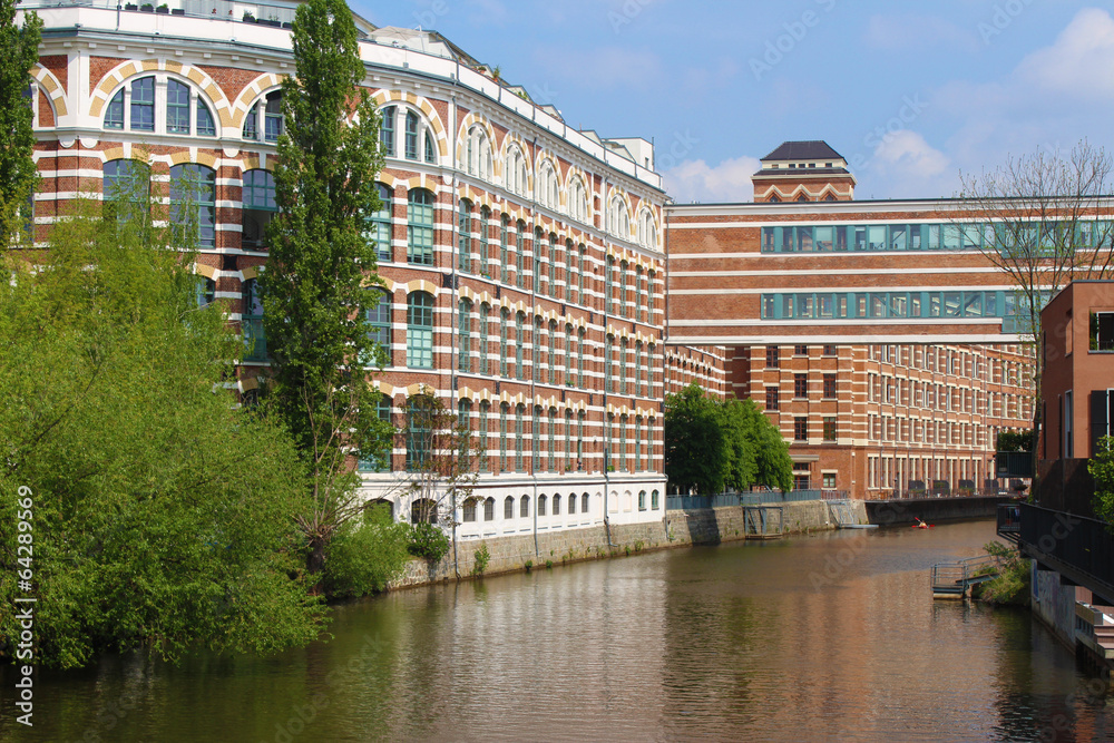 Naklejka premium Karl-Heine-Kanal