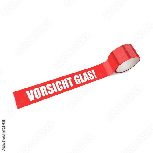paketklebeband vorsicht glas! II