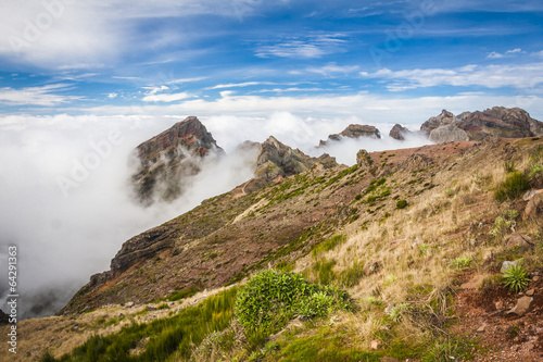 Pico do Arieiro in Madeira Island  Portugal