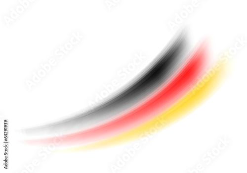 Deutschland Farben - Schweif