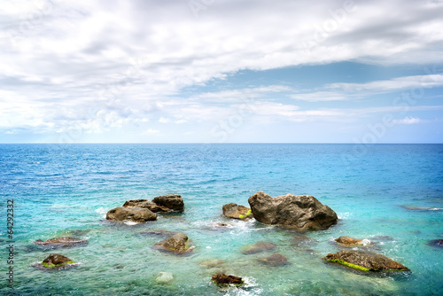 Stones in the sea