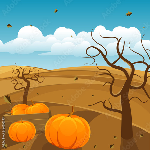 Autumn Landscape Background