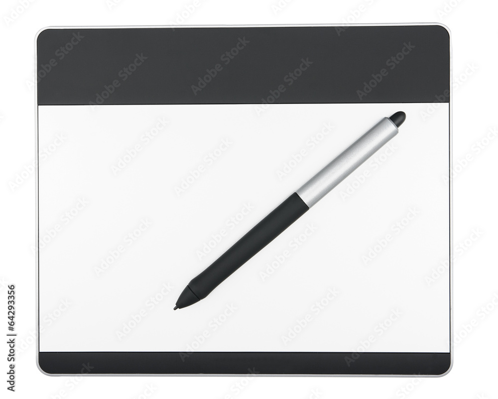 Graphic tablet with pen Graphic tablet with pen