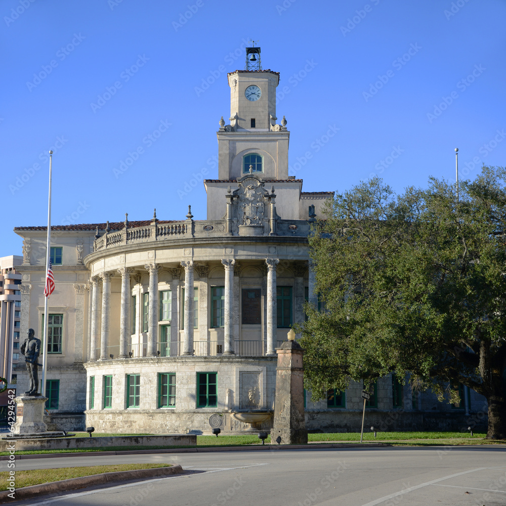 Coral Gables City Hall, Miami, Florida, USA